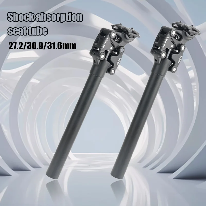 Bicycle Seatpost with shock absorber Mountain Bike Seat post 27.2 30.9 31.6mm MTB Bike Seat Tube 350mm Four link bicycle parts