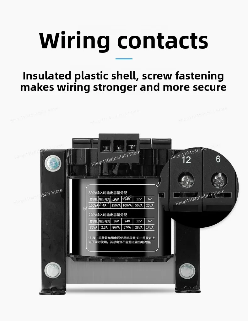

Control transformer NDK/BK-150WVA 380V220V to 24v36v12v