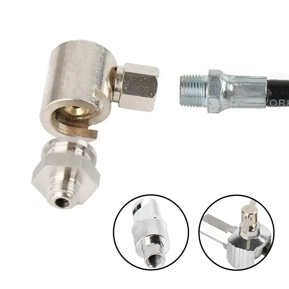 16MM Slide On Hexagon Grease Nipple Coupler End Connector Butter Fittings 5A 220V Rotary Flat Mouth Connector Hand Rotary Tiller