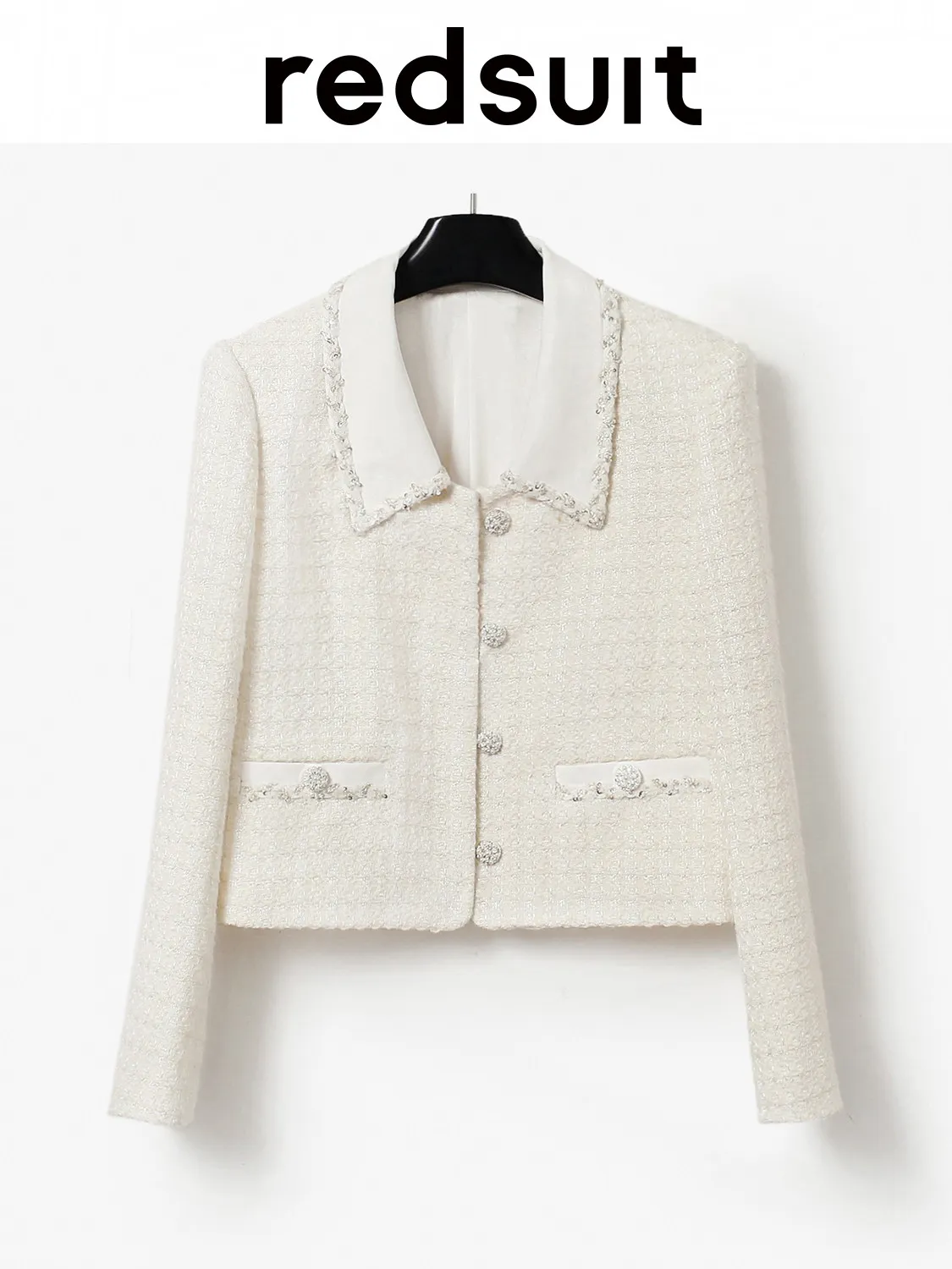 New Gentle cream apricot coat+fashionable half skirt Can customize size