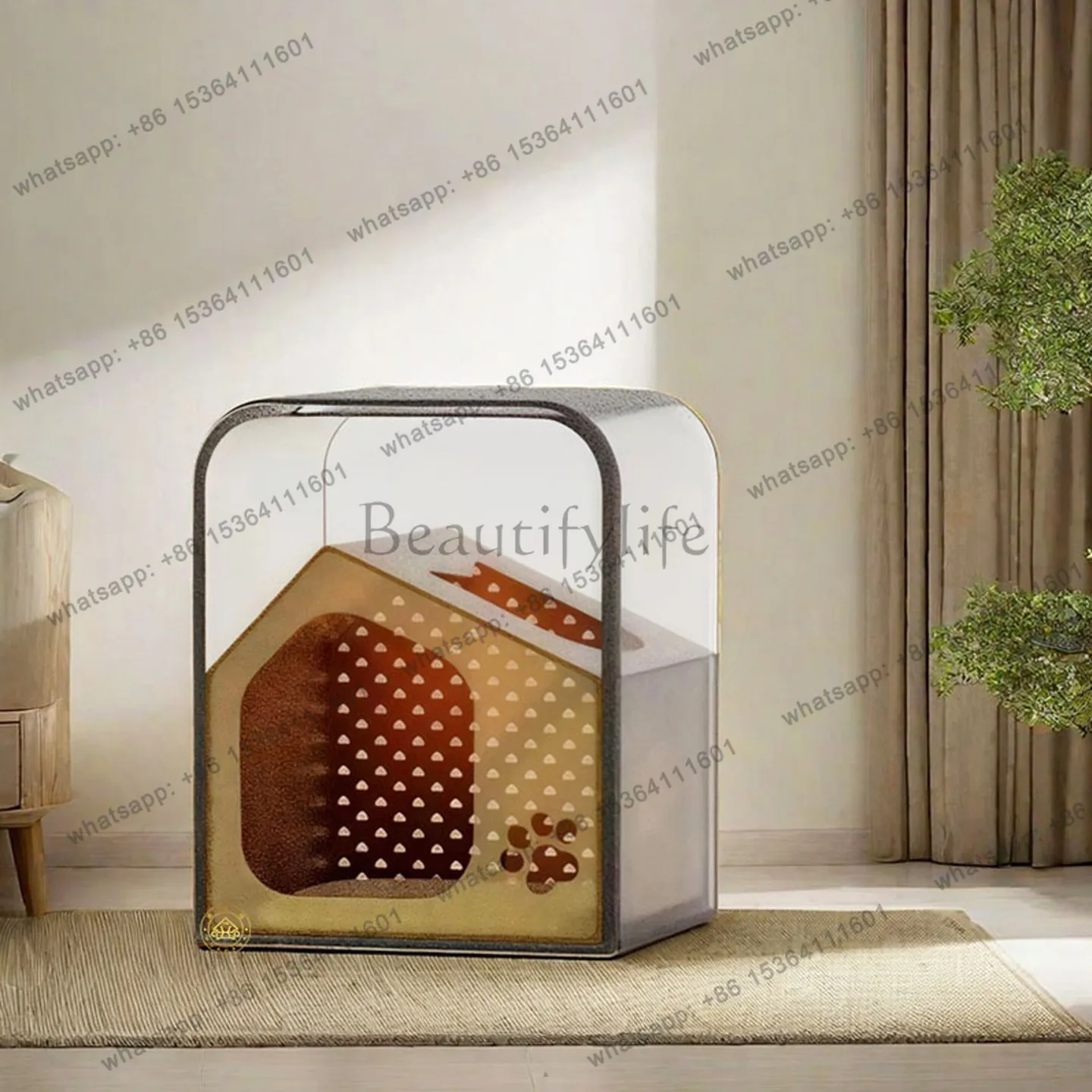 Creative acrylic cat nest universal in all seasons Modern household pet furniture