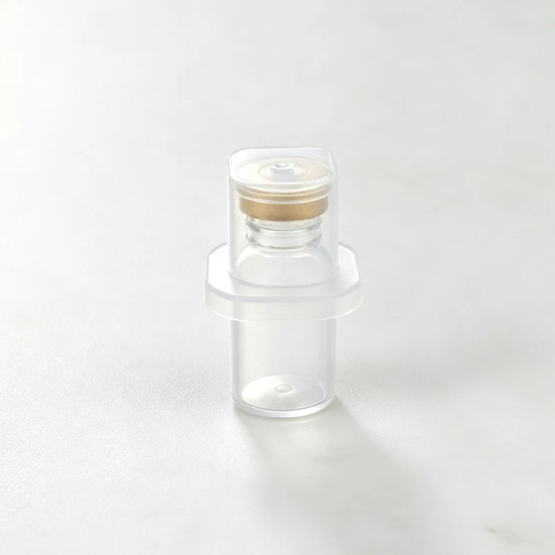Durable Clear Plastic Sealed Storage Vials Leak Proof Lids Assorted Sizes For Lab Cosmetic Storage