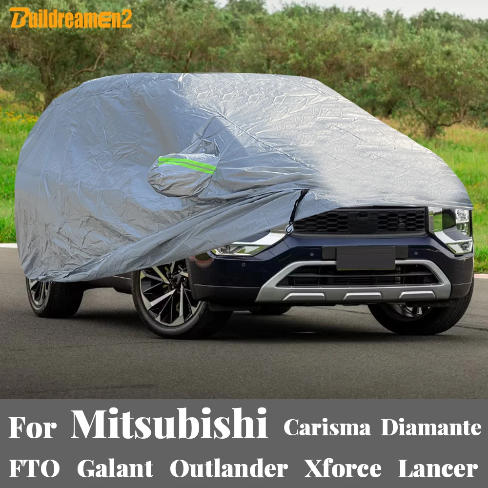 Car Cover Outdoor Sun Rain Snow Wind Prevent Auto Cover For Mitsubishi Carisma Diamante FTO Galant Outlander Xforce Lancer