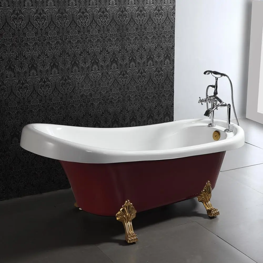 

acrylic bathtub with legs