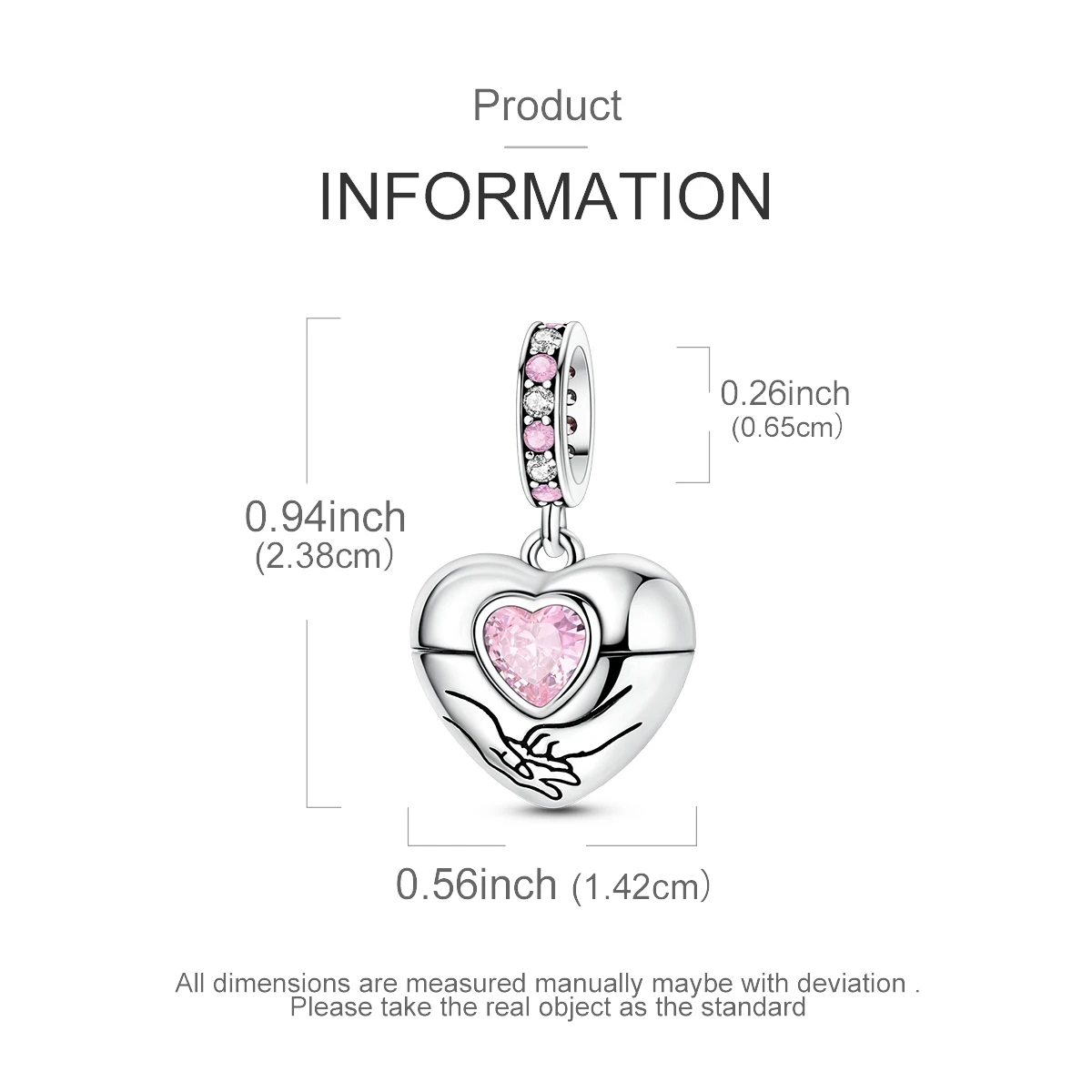 925 Sterling Silber Anhänger, aufklappbare Charms, russische Matroschka, Katze, Osterei, Globus, passend für Armband, Halskette, DIY, Damenschmuck – Detail 22