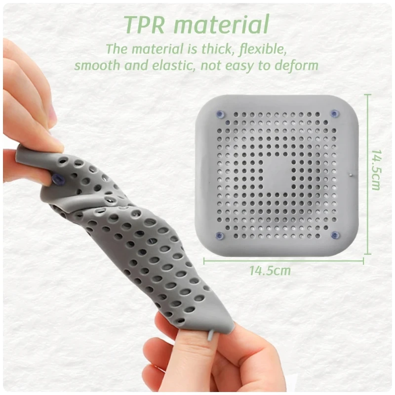 Drain Hair Catcher Filter Sink Anti-blocking Strainer Bathtub Shower Floor Silicone Stopper Cover Kitchen Bathroom Accessories