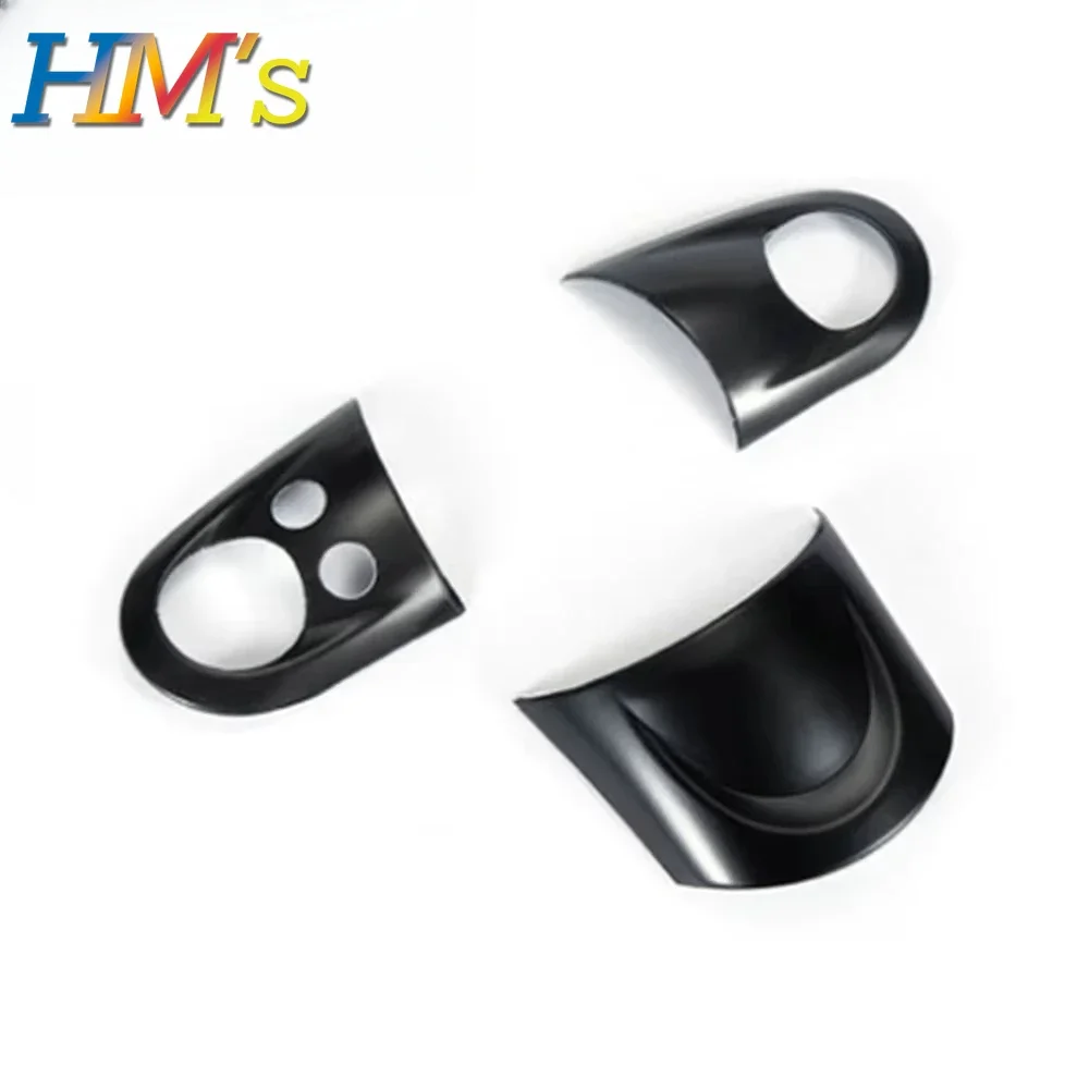For Mini Cooper R55 R56 R57 R58 R59 R60 Car Steering Wheel Center Panel Button Cover Stickers  Decoration Interior Accessories