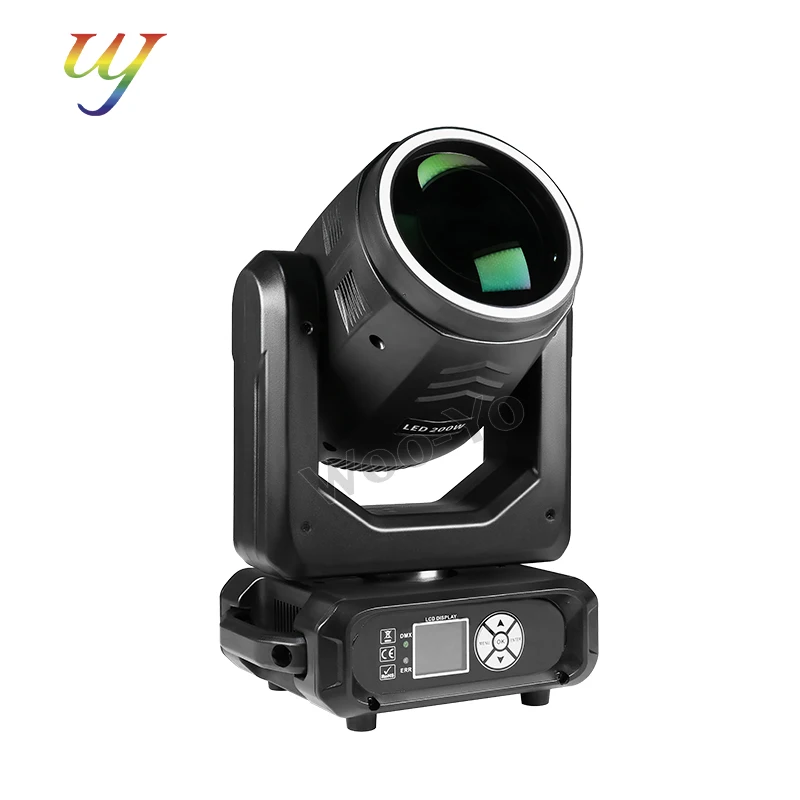 200 واط شعاع يتحرك رئيس الضوء مع فتحة التركيز التلقائي الحدث بار الحدث مرحلة صغيرة تتحرك رئيس الضوء