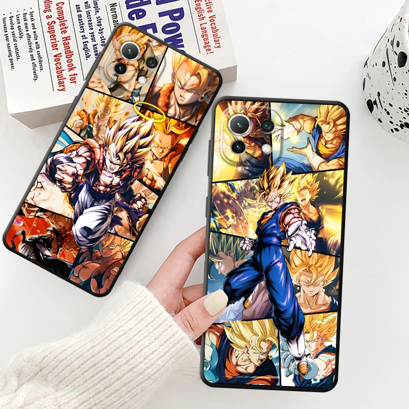 حافظة لهاتف Xiaomi Mi 10T 11T 12T Pro 13 14 15 Pro 11 12 13 Lite 12X Dragon Ball Goku Image Art
