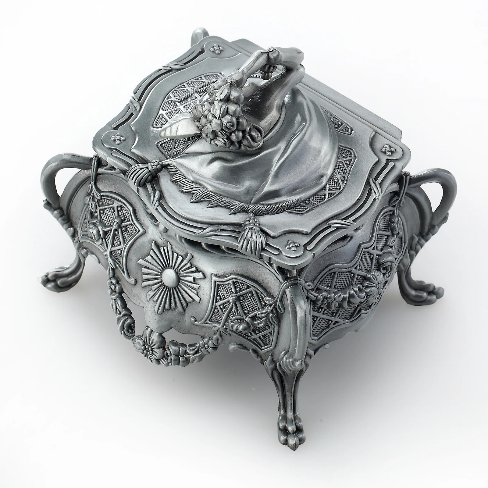 

SOFTALK Metallic Gothic style Jewelry Music Box Gifts for friends, children, girls, wives, and parents on Christmas, birthday