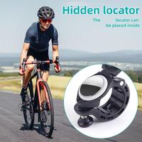 Bicycle Bell For Airtag In Bell For Road Bike Mountain Bike Aluminium Alloy Anti-Theft Bike Handlebar Bell Air Bike Accessories