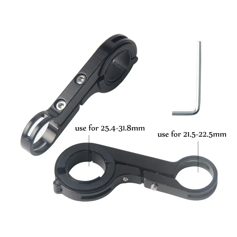 MTB Handlebar Extender Bicycle Bar Extension Bracket Bike Headlight Mount Bar Phone Holder Support Rack Handlebar As Power Bank