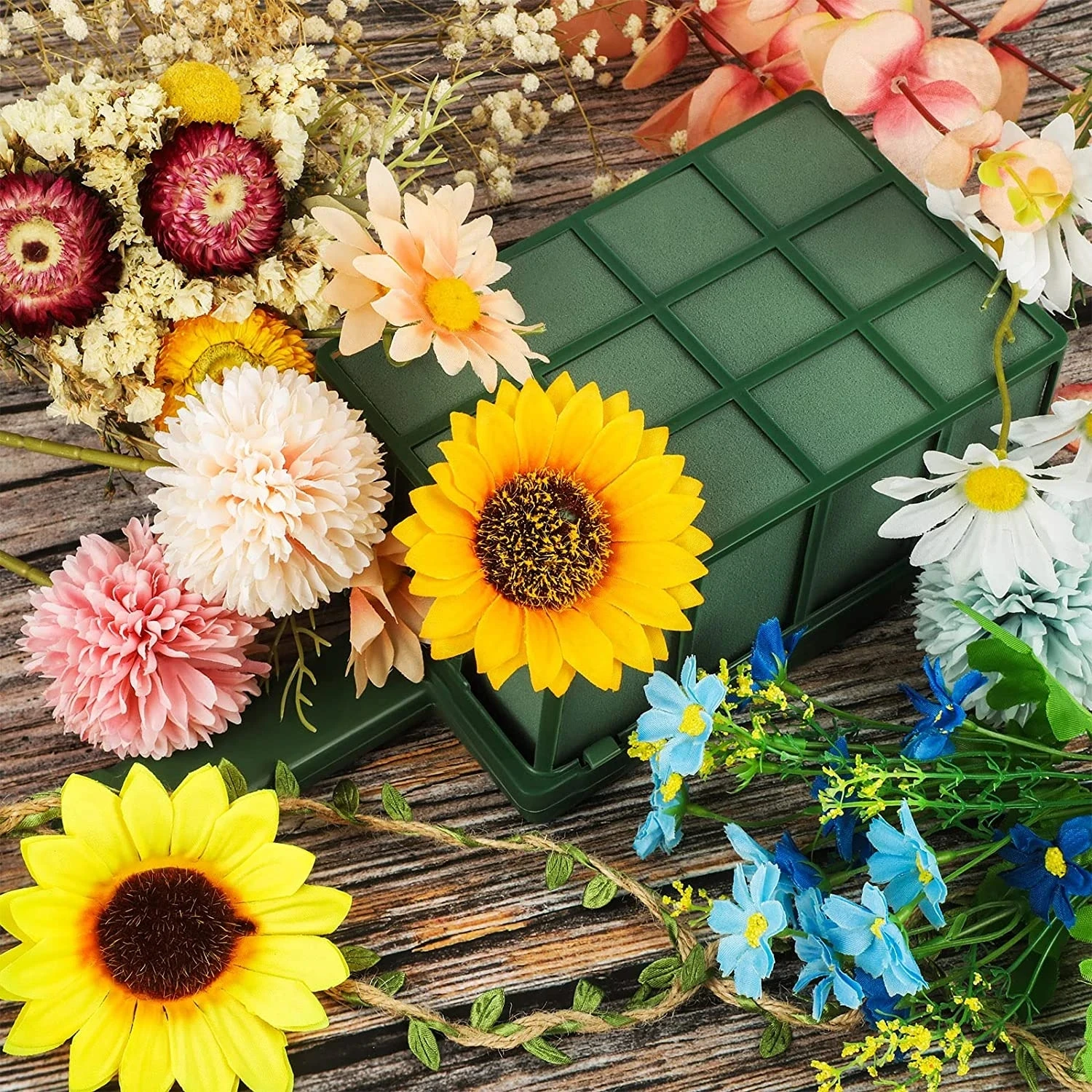 DIY Floral Foam Brick Artificia Flower Packing Arranging Flowers Mud Florist Styrofoam Blocks Crafts Wedding Design Holiday Deco