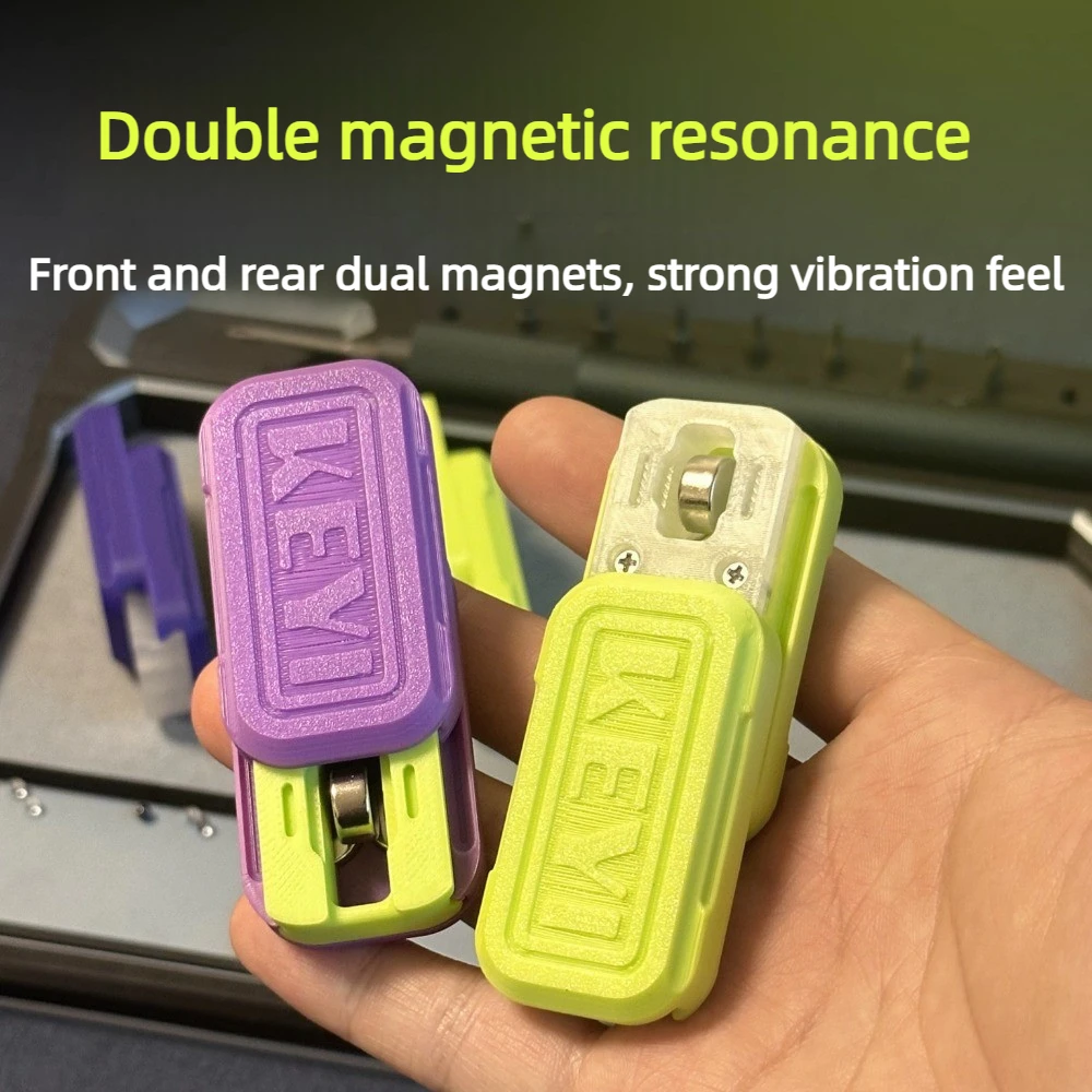 KEYI EDC Vibrating Mechanical 3D Printed Magnetic Fidget Toy A Stress-relieving Finger-pushing Toy