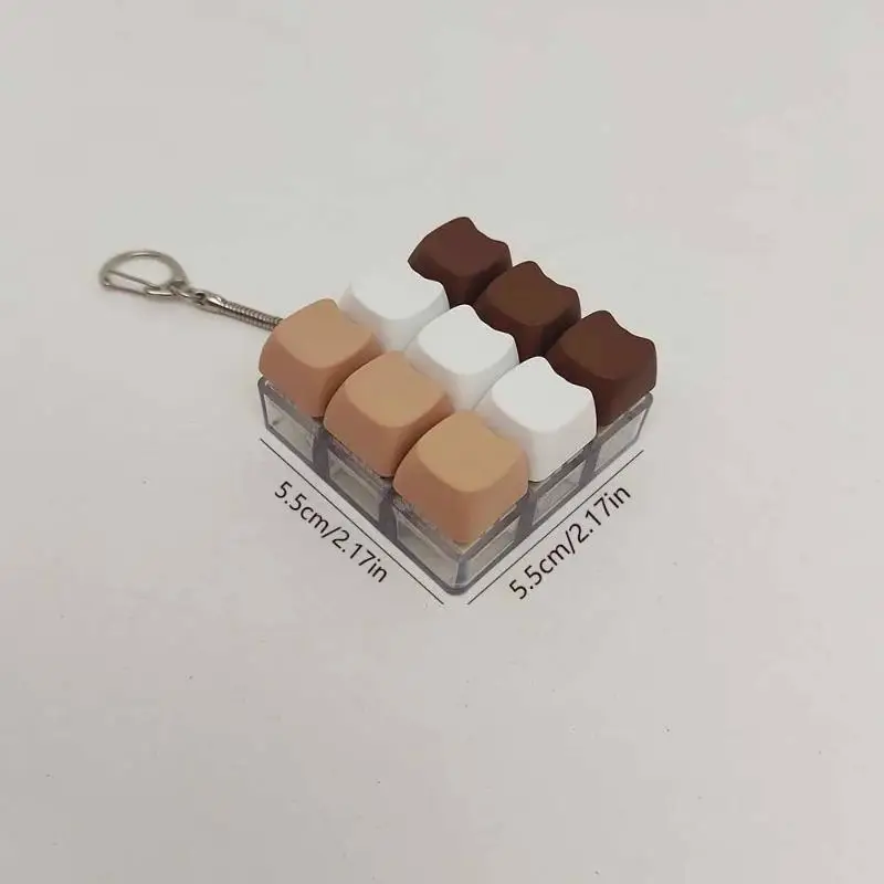 1 個メカニカルキーボード減圧指先おもちゃキーリングノベルティ低速圧力おもちゃパーティー用品ティーンエイジャーギフト用