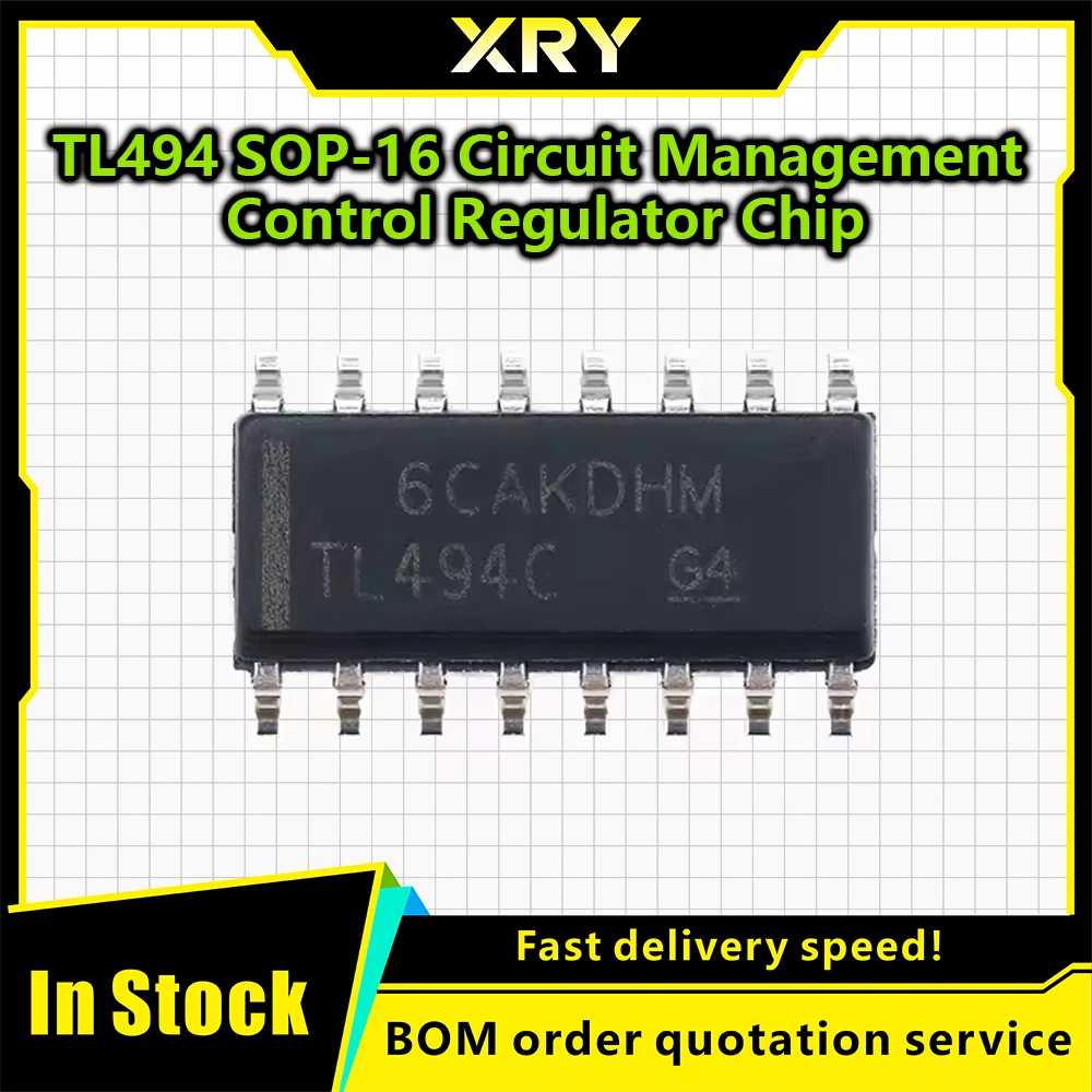 10pcs TL494 SOP-16 TL494C TL494CDR SOP16 TL494I TL494IDR Circuit Management Control Regulator Chip