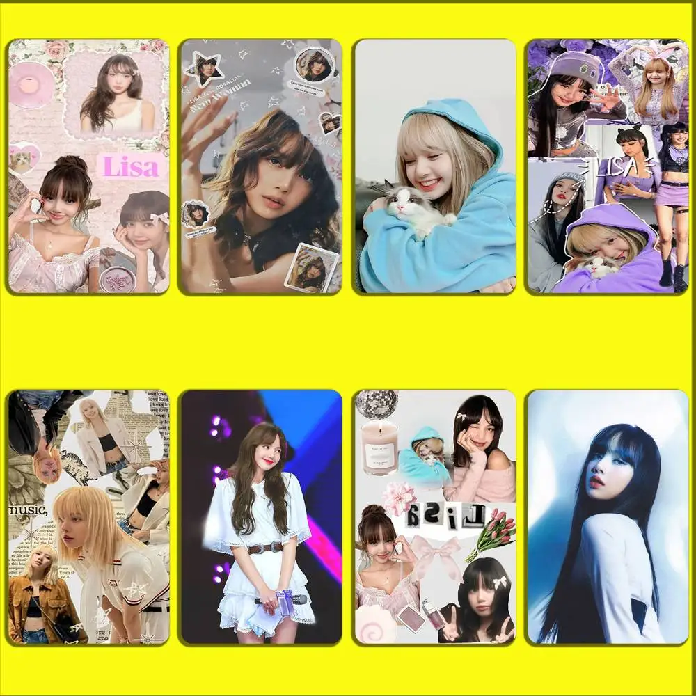 

Singer Rapper L-Lisa L-Lalisa Card Stickers For Debit Bank Credit Cards Metro Bus Pass Sticker Decoration Cover Skin
