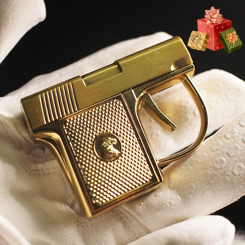 2026 New Cigar Igniter Open Flame Gun Lighter for Smokes Windproof Green Fire Windproof Cigarette Lighters & Smoking Accessories