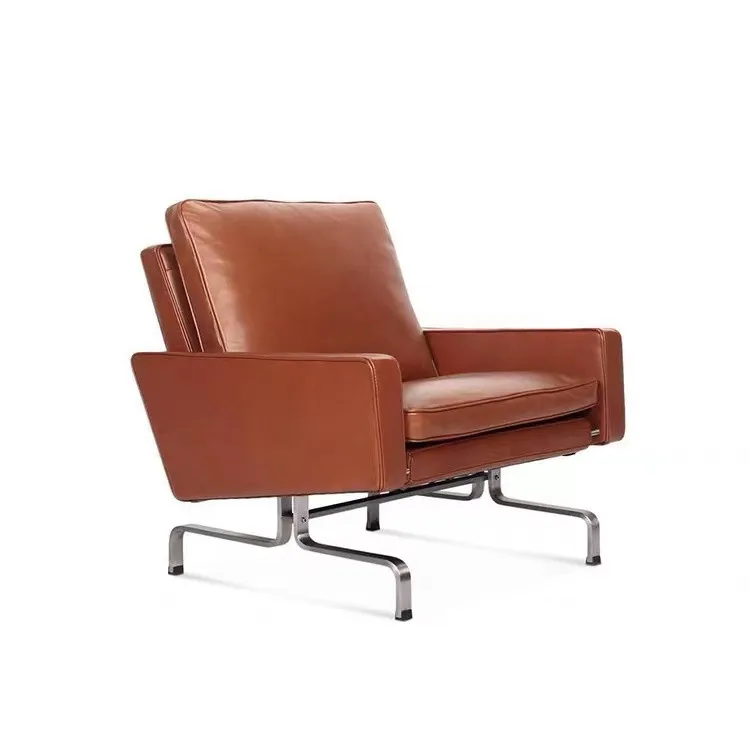 

Single and double combination sofa chair household villa living room stainless steel guest sofa