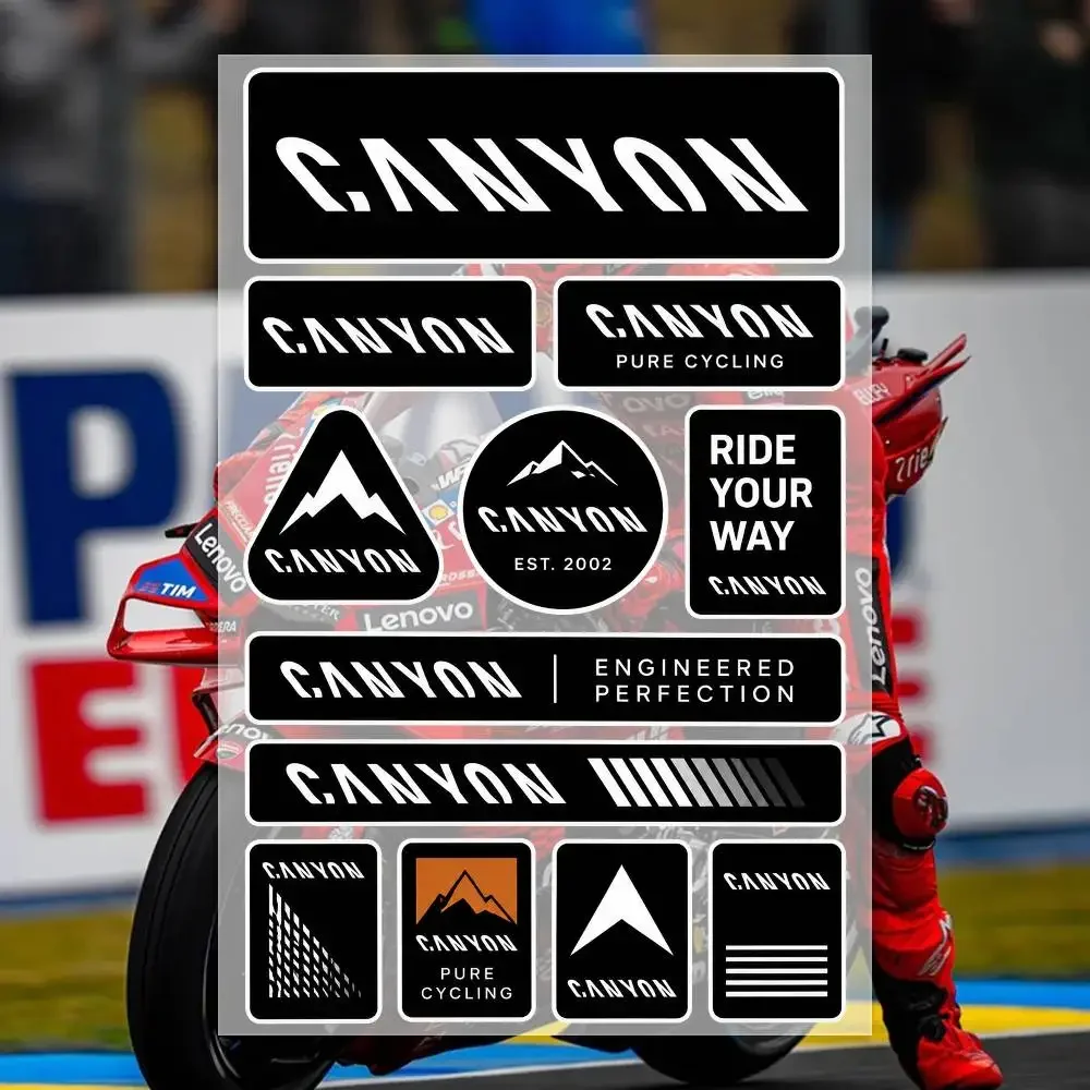 C-A-nyon Stickers Moto Sticker Auto Body Bumper Windows Motorcycle Laptop Walls Vinyl Decal Car Tuning Accessories
