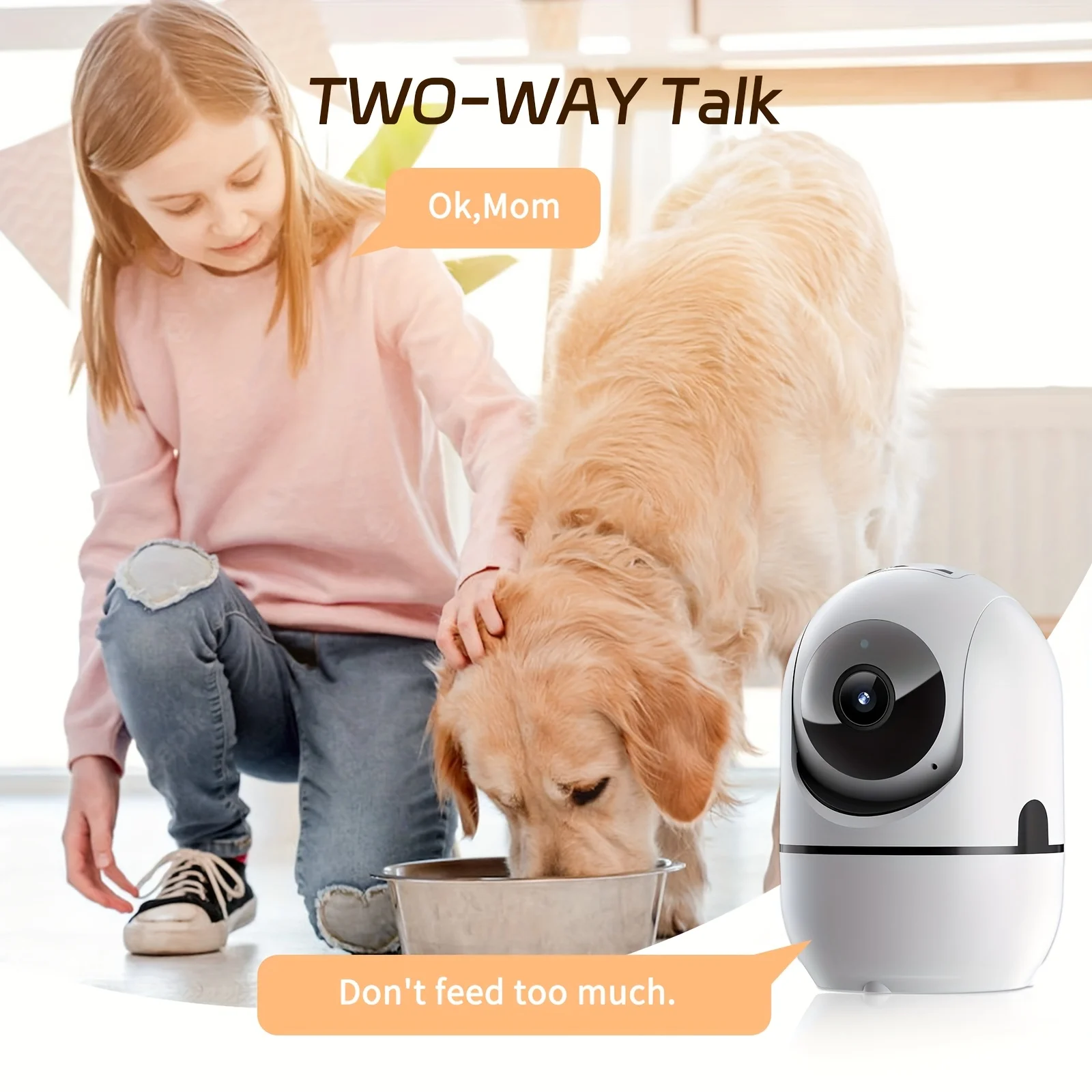 4PCS Indoor Security Camera, 5G&2.4G WiFi Security Cameras Indoor For Home Security, Pan/Tilt Baby Monitor/Dog/Pet Camera With P