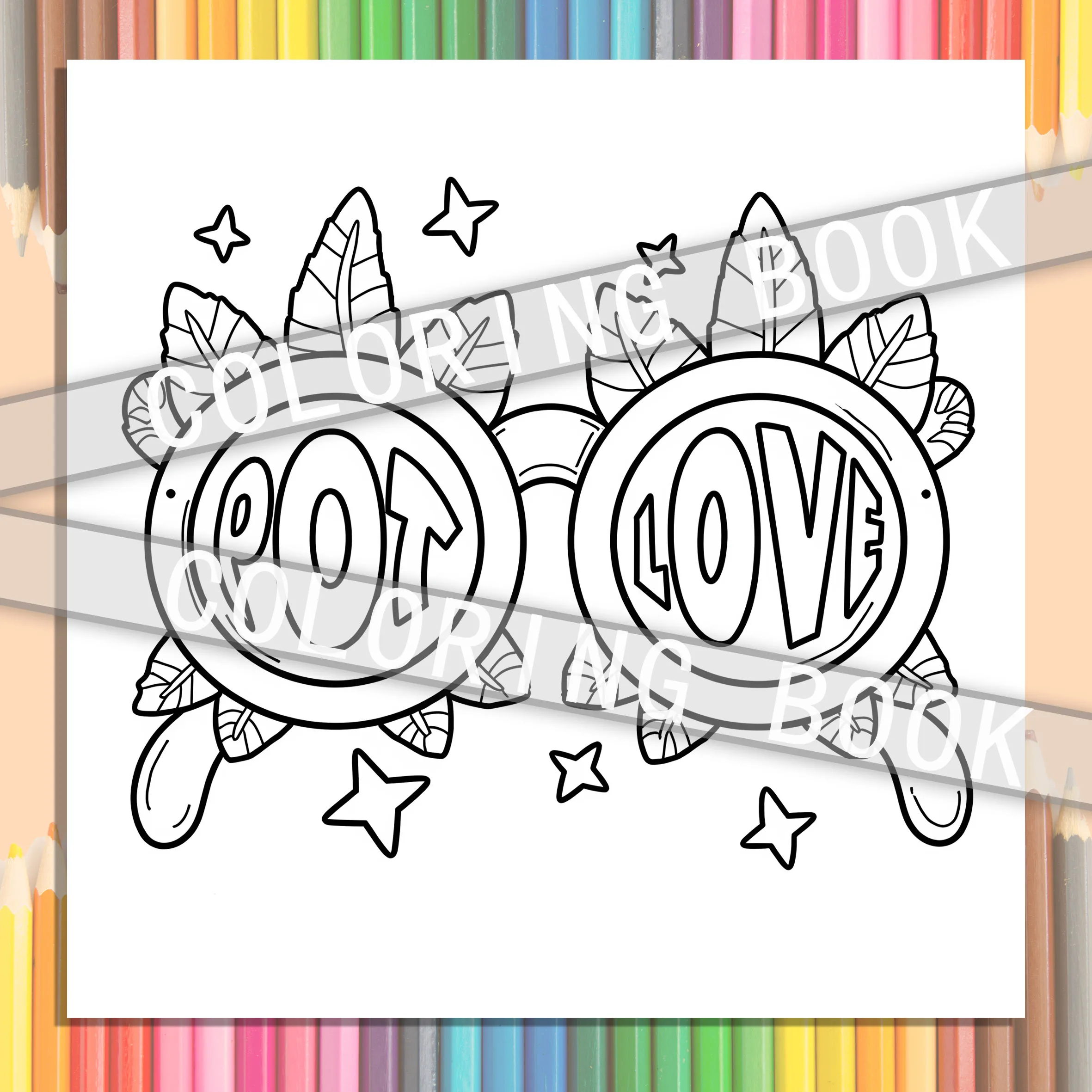 كتاب تلوين أنماط جريء وسهل من ستونر جيرل للبالغين، كتاب رسم لطيف، هدية مثالية للحفلات وأعياد الميلاد