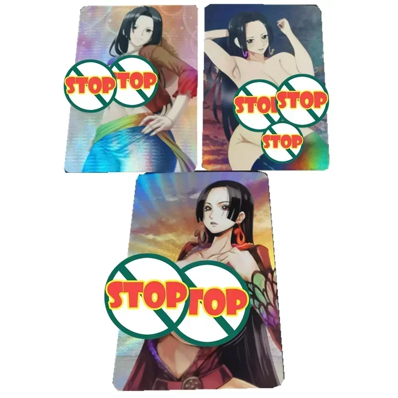 2023 New Anime Manga One Piece Card Nami Hancock Robin Bundle Nude Cards Sexy Girls Uniform Cards Hobby Toys Collectibles Cards