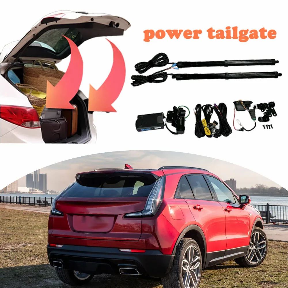 

Система электропривода багажника (ретрофит) для Cadillac XT4 2019-2026 с дистанционным управлением и датчиком открывания ногой