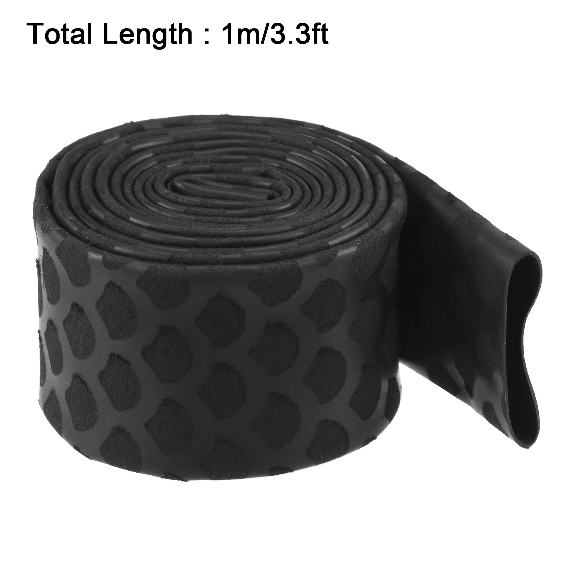 Luva de envoltório termo retrátil de 1 metro para vara de pesca, alça de 20-40mm de diâmetro 32-63mm de largura plana, taxa de 2:1, tubo de envoltório termo retrátil