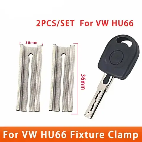 Abrazaderas de fijación duplicadora de llaves HU66 para VW Volkswagen, accesorios para máquina cortadora de llaves en blanco, piezas de máquina cortadora de llaves