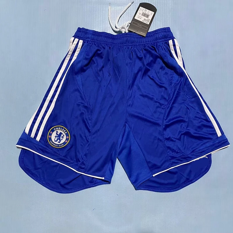 طقم تشيلسي الرجعي للمنزل بأكمام قصيرة موسم 06/07، زي لامبارد وشيفتشينكو الرياضي الأزرق، تقنية البوليستر سريع الجفاف #2