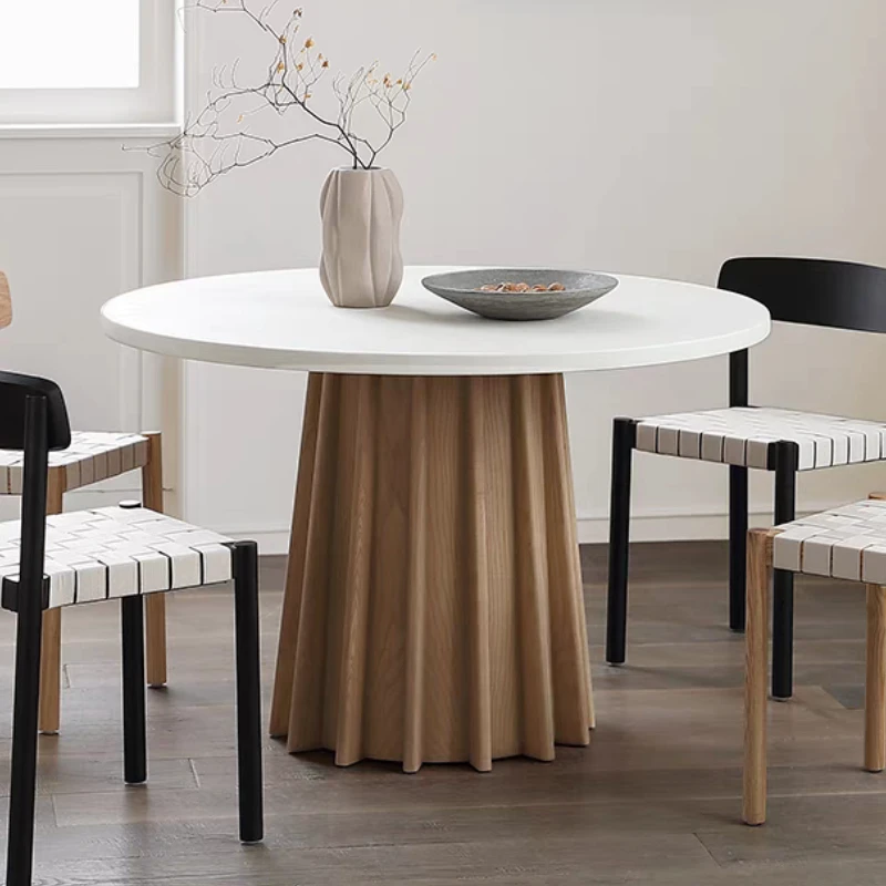 Luxury Living Room Dining Table Party Modern Round Modern Kitchen Dining Table Mobile Luxury Nordic Table A Manger Furniture