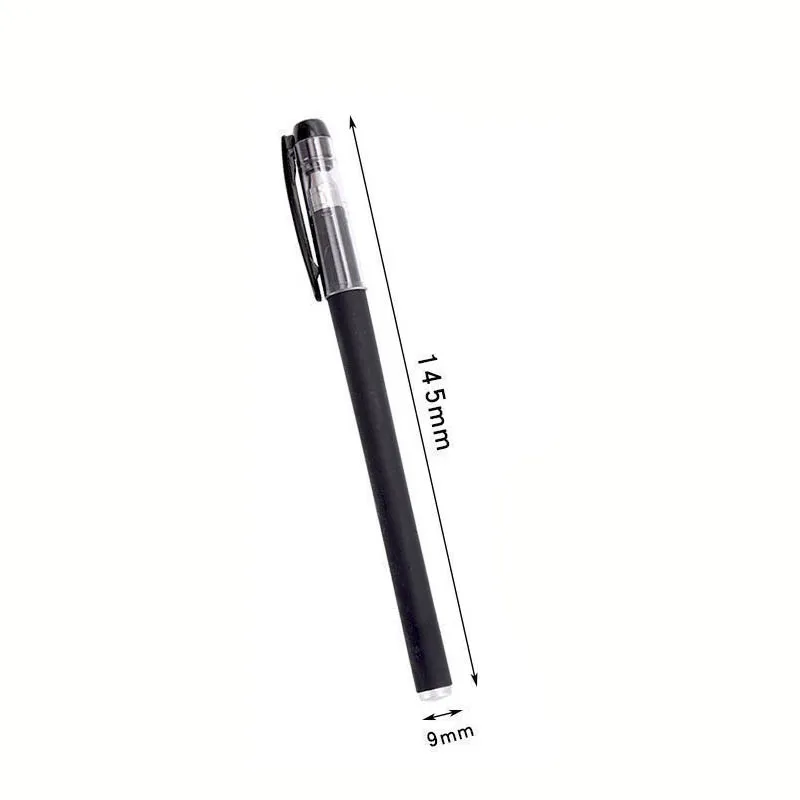 10pcs 0.5mm Frosted Bullet Tip Ink Students Gel Pen Ballpoint For Office School Stationery Supplies Pencil Writing Accessories view 6