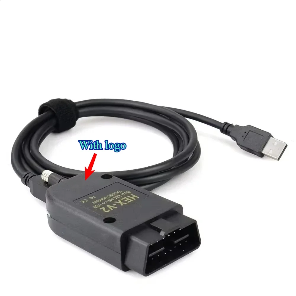 Unlimited VINs V24.7 For VAG/COM OBD2 V2 Scanner HEX Interface For Vw AUDI Skoda Seat Multilingual Diagnostic Tool Autocom Car