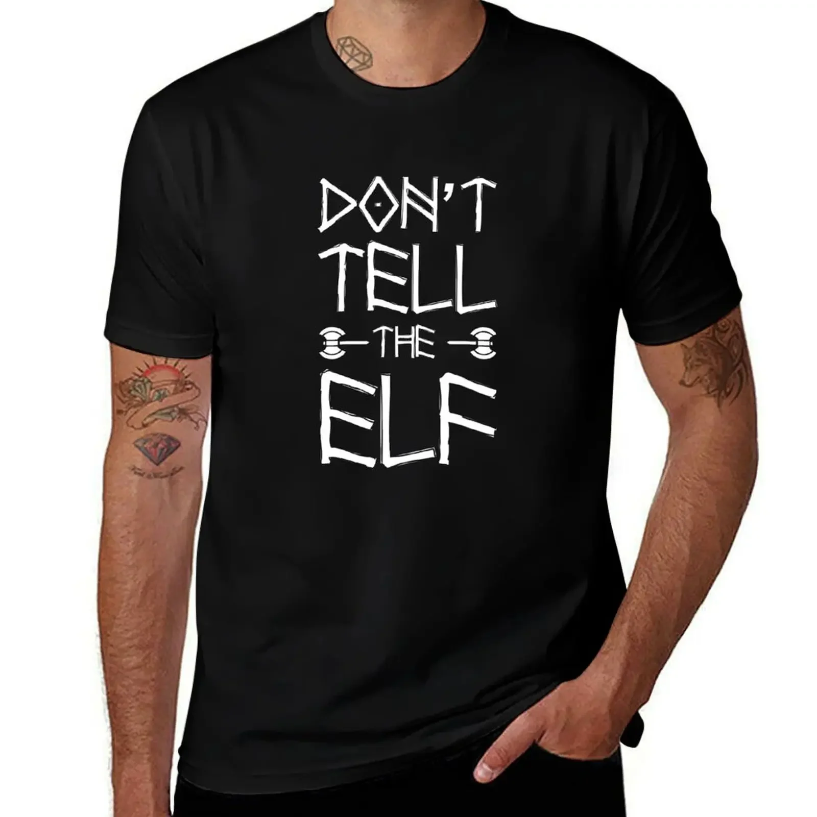 Don't Tell The Elf T-Shirt blue lock Personalized t-shirt anime shirt cute tops men clothings