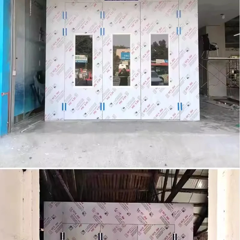 Customizable Standard Automotive Paint Booth Complete Set of Equipment Environmentally Friendly Paint Drying and Photo Oxidation