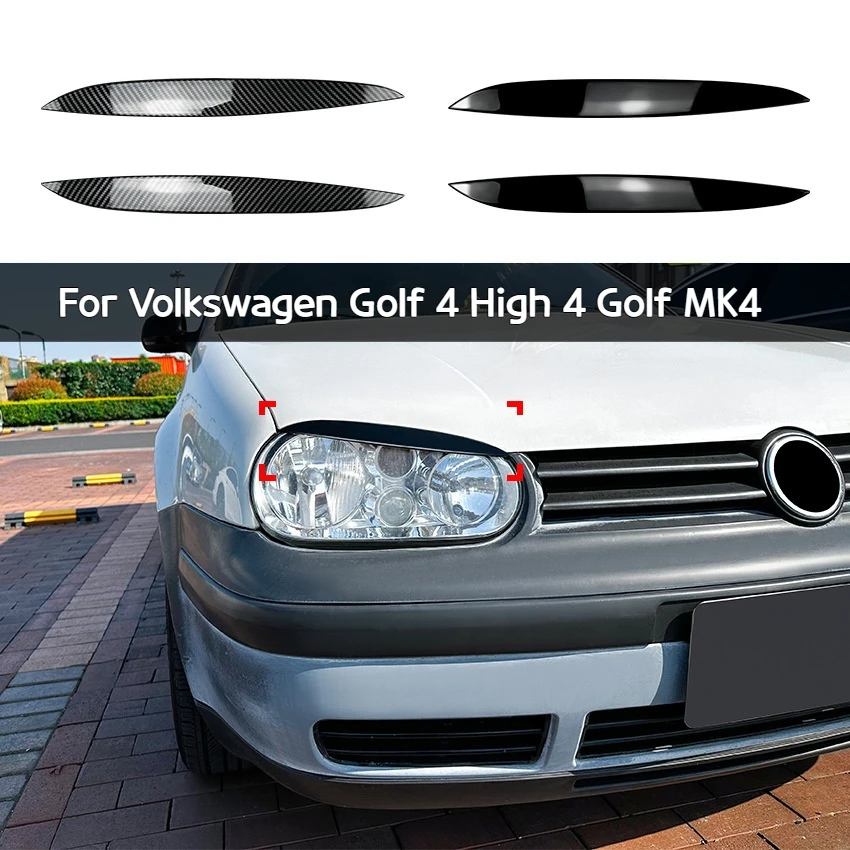 

Suitable for Volkswagen Golf 4 High 4 Golf MK4 Headlights Eyebrow Car Sticker Exterior Modified External Accessories