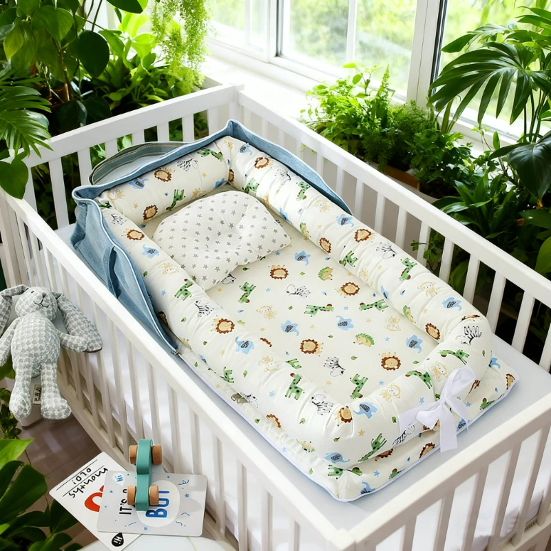 

2026 New Soft Baby Nest Easy To Carry Travel Baby Cribs Foldable Baby Beds