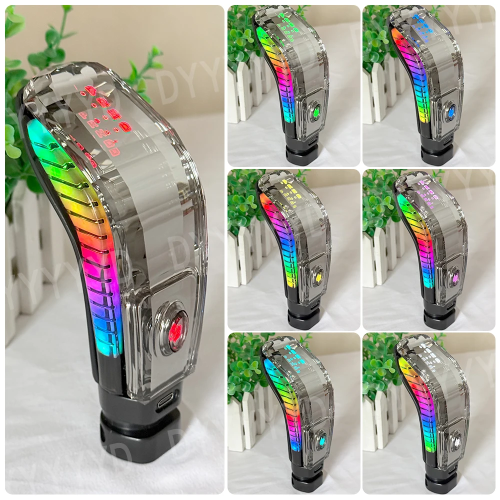 LED Crystal shift knob, for Infiniti Nissa luminous gear head, seven color luminous,charging use, crystal shift handball, car mo