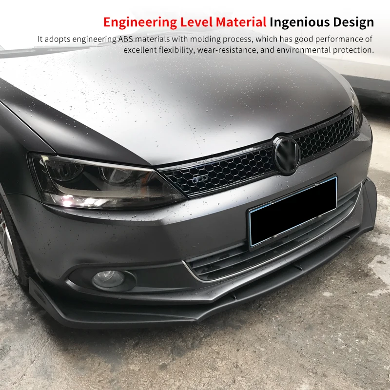 

Car Front Bumper Splitter Lip Body Kit Spoiler Diffuser Guard Protecor Cover Trim Accessories Carbon For VW Sagitar 2012-2014