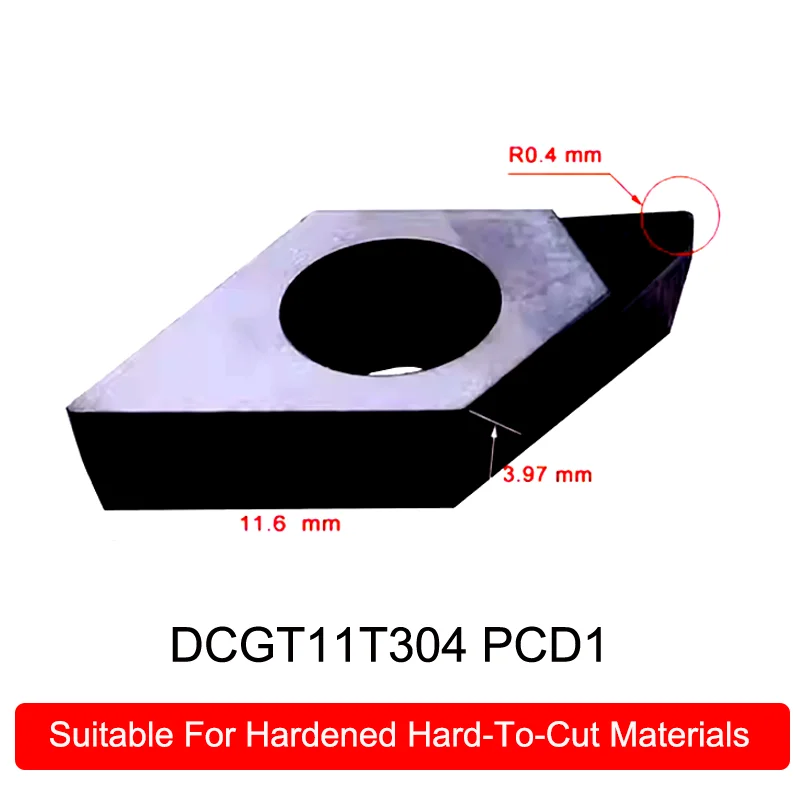 Imagem -03 - Tratamento Térmico Cnc Torno Ferramenta Cbn Alta Dureza Lâmina Aço Temperado após Processamento Tool Bit Torneamento Inserções Dcgt070204