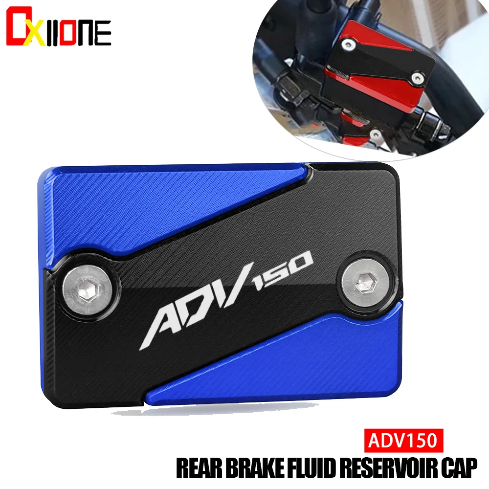 

For HONDA ADV150 ADV 150 2019 2020 CRF 250L MSX 125 Grom/SF Motorcycle Accessories Aluminum Rear Brake Fluid Reservoir Cap Cover