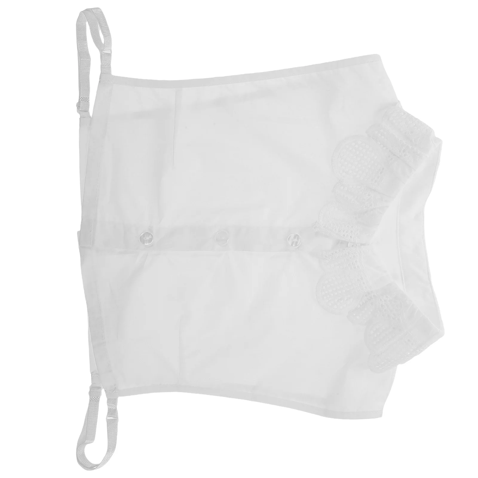 ياقة مزيفة من القطن، ياقة صناعية أنيقة قابلة للإزالة للنساء، فستان قميص، ملابس عصرية متعددة الاستخدامات، مريحة وسهلة الاستخدام #3