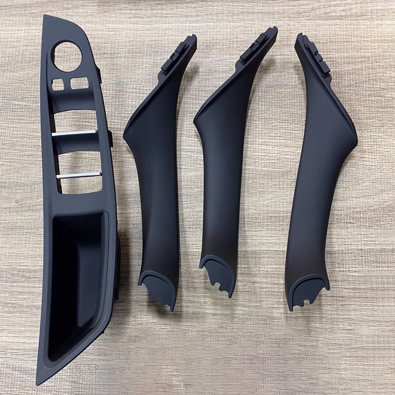 For BMW 5 Series F10 F11 520i 523i 525i 528i 535i Interior Armrest Door Handle Panel Trim Replacement Handle Pull Set
