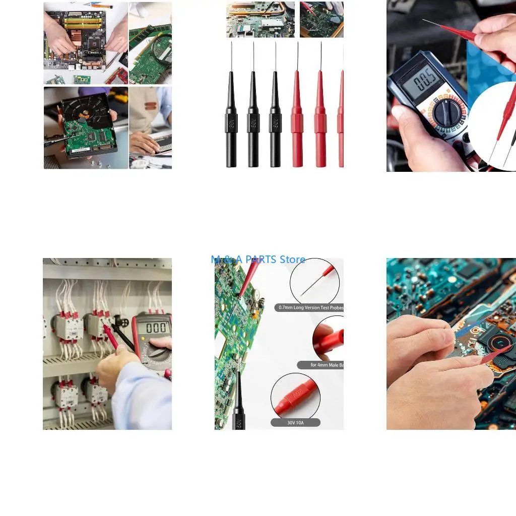 U1JF Pack Of 15 Universal Multimeter Test Probes Wire Piercing Probes for Automotive Electrical Diagnostics & Circuit Testing
