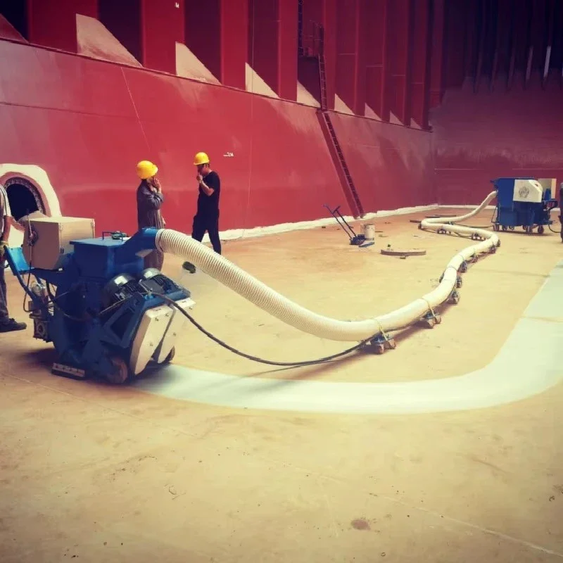 YG Customized HC550 Mobile Bridge Maintenance Shot Blasting Machine