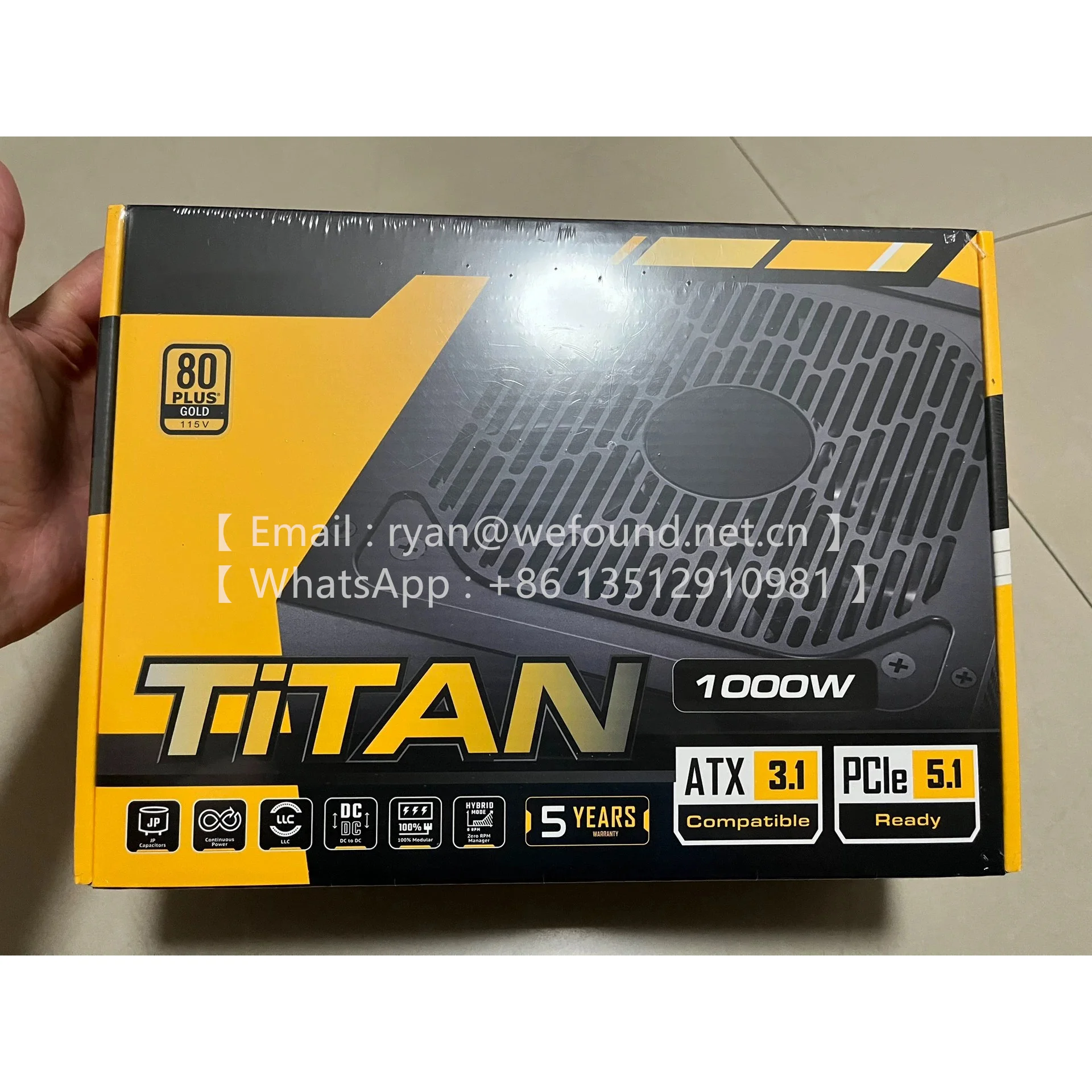 PER Antec TItan 1000W 1200W ATX3.1 Gaming Modulare ATX