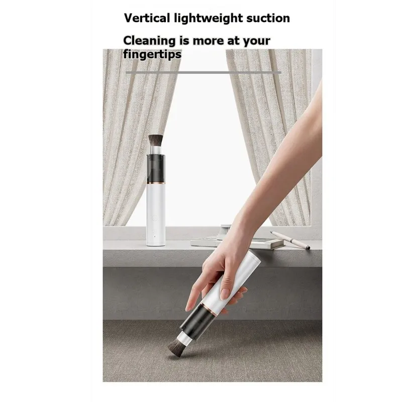 ABBN-Portable Handheld Vacuum Cleaner For Car And Home Use - Dual-Purpose, High Suction Power, White