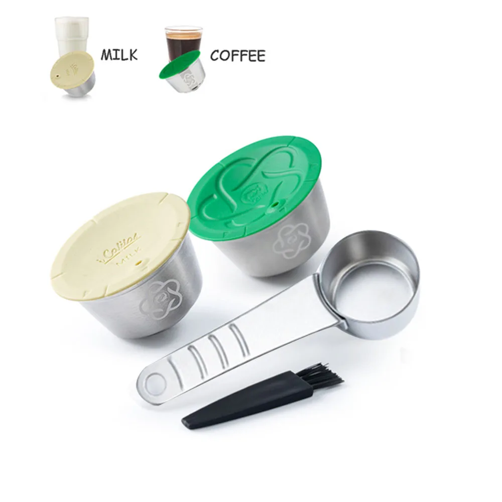 Wieder verwendbare Kaffee kapseln Marken-Upgrade für Dolce Gusto Filter mehr Sahne Kaffee wieder verwendbare Maker Pods Icafilas