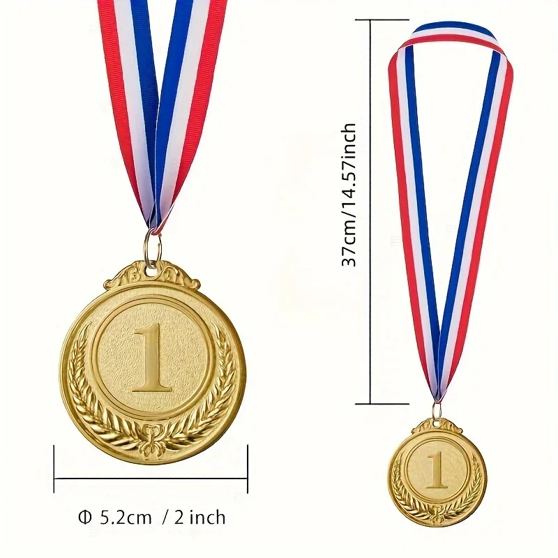 30PCS Zinc Alloy Metal Medals for School Marathon Sports Events - Universal Commemorative Awards Decorative Medal